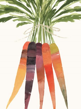 Framed Vibrant Bunch II Print