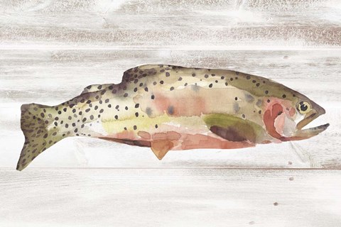 Framed Spotted Trout II Print