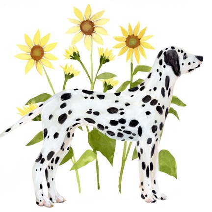 Framed Garden Trot I Print