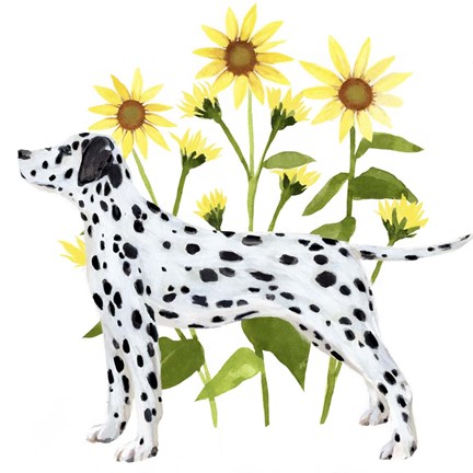 Framed Garden Trot II Print