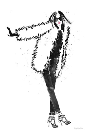 Framed Uptown Fashion II Print