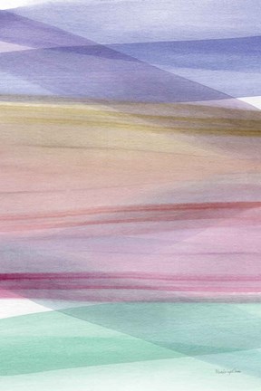 Framed Soft Summer II Warm Print