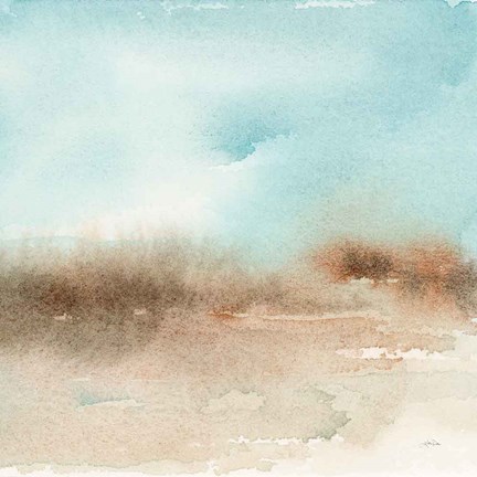 Framed Desert Landscape II Print