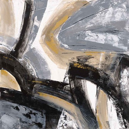 Framed Urban Graffiti I Print