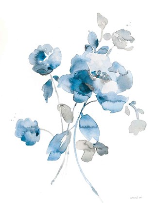 Framed Blues of Summer III Print