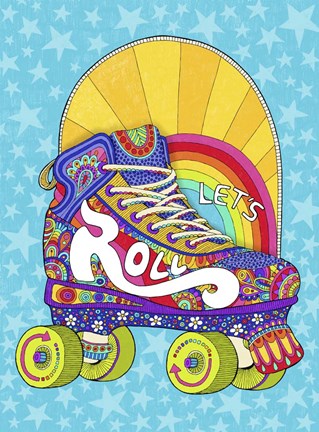 Framed Lets Roll Print