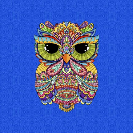 Framed Charming Charlie Owl Print