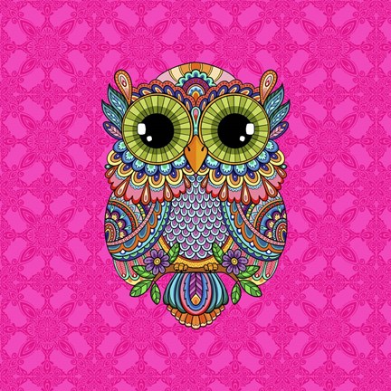 Framed Cutie Hootie Print