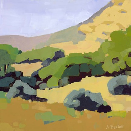 Framed Hillside Print