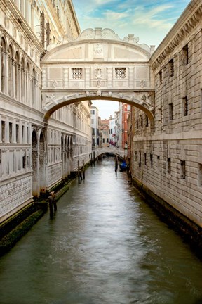 Framed Bridge Of Sighs #1 Print