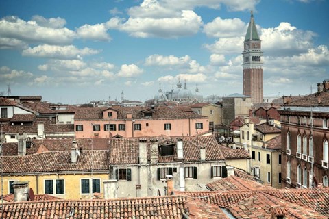 Framed Campanile Vista #1 Print