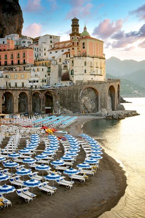 Framed Sunrise Atrani #4 Print