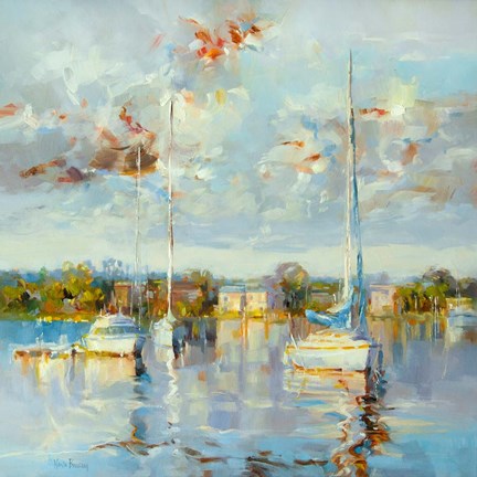 Framed Coastal Calm Print