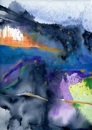 Framed Valley of Neptune Print