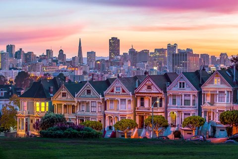 Framed Dawn Painting Print