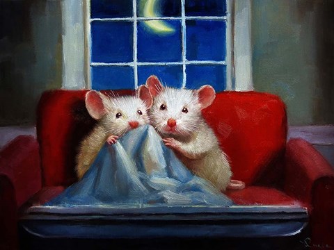 Framed Horror Movie Print