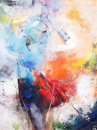 Framed She Dances Print