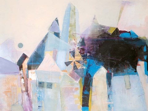 Framed Spinning Mill 1 Print