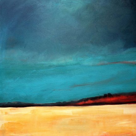 Framed Waiting For The Rain Print