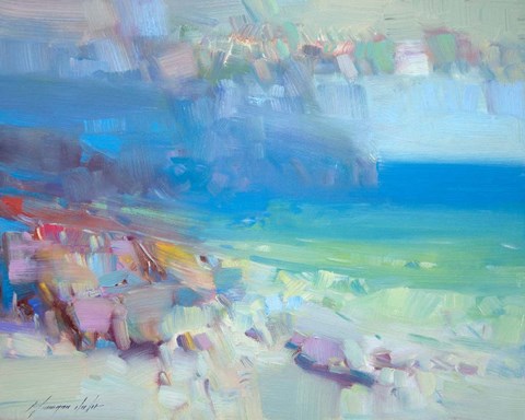 Framed Ocean Side II Print