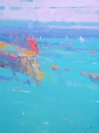 Framed Turquoise Bay Print