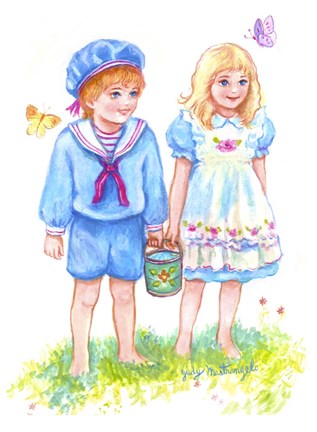 Framed Jack And Jill Print