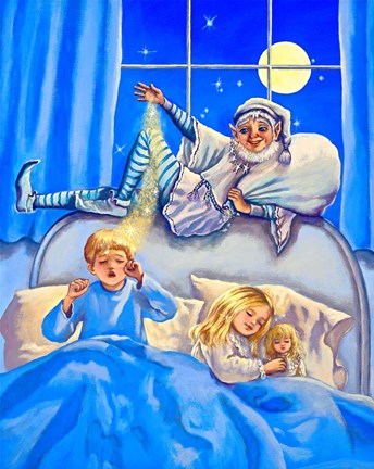 Framed Sandman&#39;s Magic Dust Print