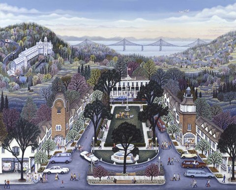 Framed Market Square Print