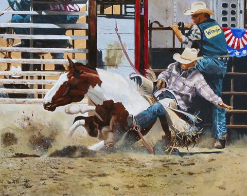 Framed Hard Landing Print