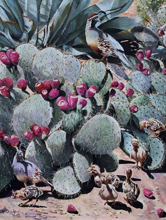 Framed Sitting on Pins and Needles Print