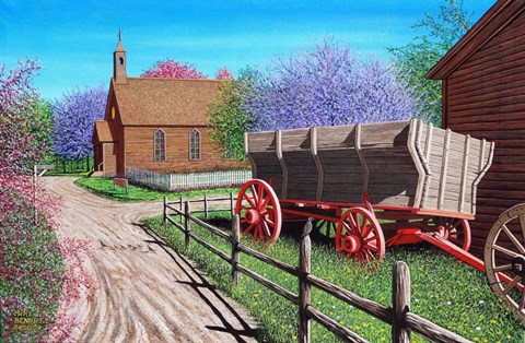 Framed Orchard Prairie Print