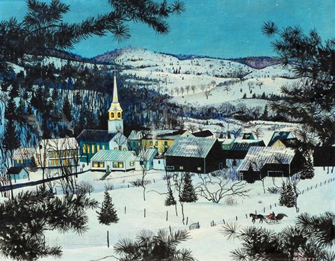 Framed Silent Night Print