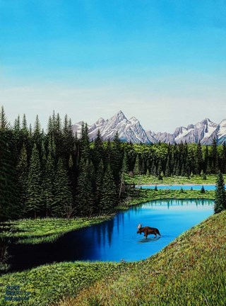 Framed Teton Splendor #2 Print