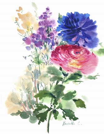 Framed Flower Series 5 Print