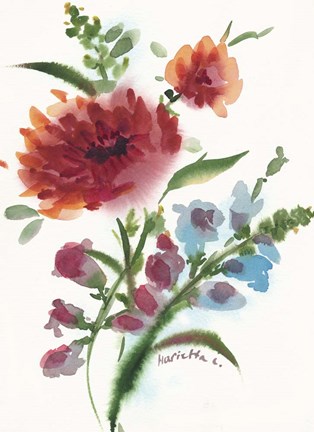 Framed Flower Series 16 Print