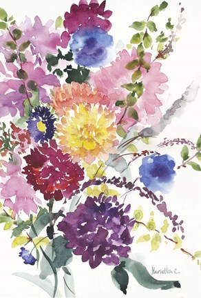 Framed Flower Series 30 Print