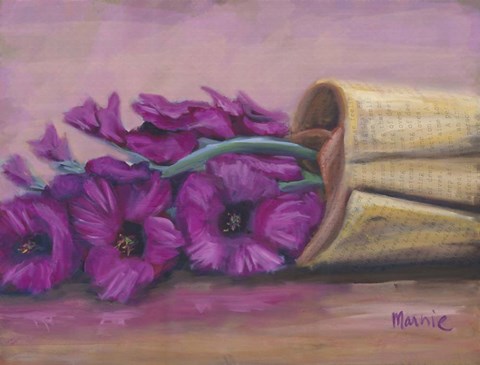 Framed Fuschia Print