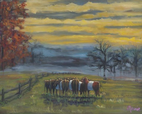 Framed Huddle Fall Print