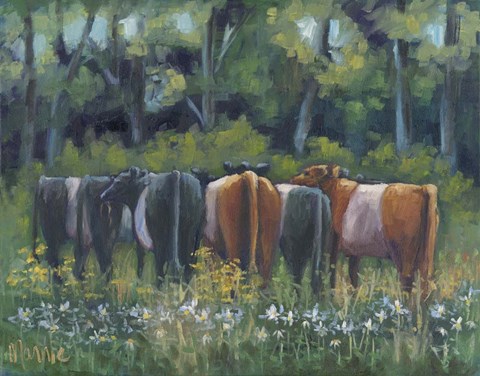 Framed Huddle Spring Print