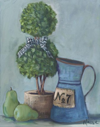 Framed Number 7 Print