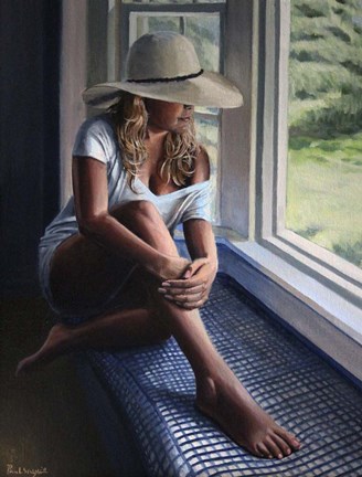 Framed Alli's Hat Print