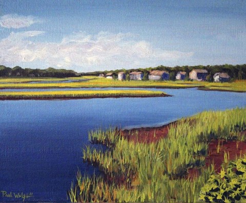 Framed Cape Inlet Print