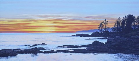 Framed Botany Bay Sunset Print