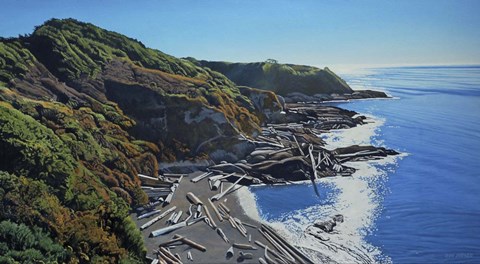 Framed Bright Water 2 Print