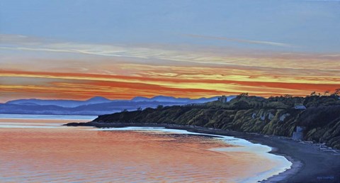 Framed Dallas Road Sunset Print