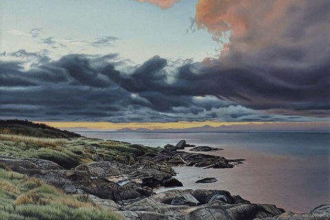 Framed Harling Point Dawn Print