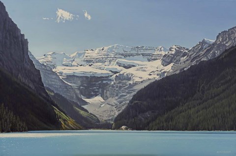 Framed Lake Louise Summer Print