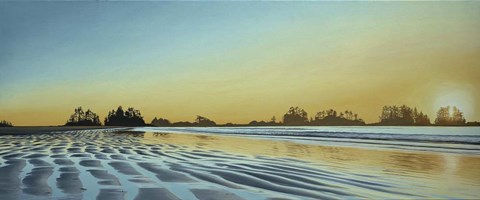 Framed Long Beach Evening 2 Print