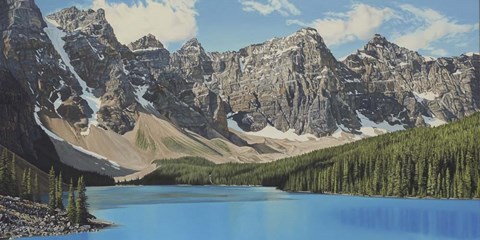 Framed Moraine Lake 2 Print