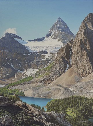 Framed Mount Assiniboine Print